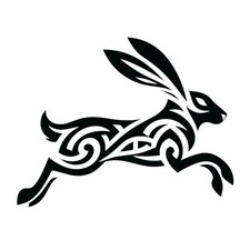 Celtic Knot Leaping Hare Vinyl