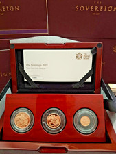 2019 the Sovereign Gold Proof Three-Coin Set - Royal Mint
