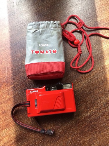 Konica tomato 35mm film camera - 35mm,