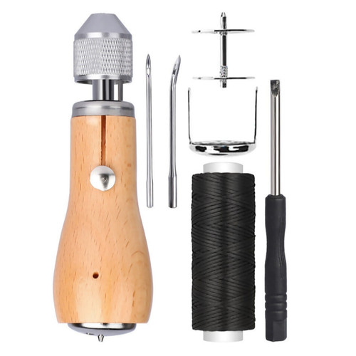 Sewing awl tools kit - kit, leather