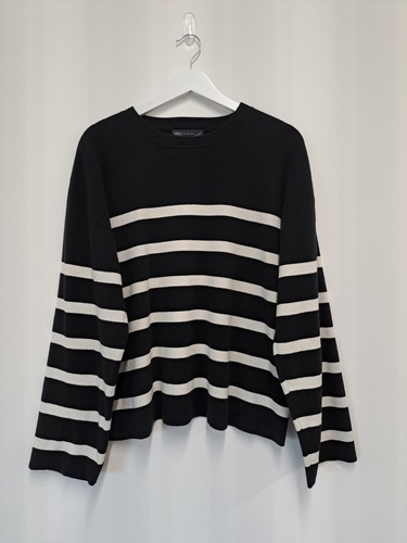 Chunky striped jumper size - m&s,