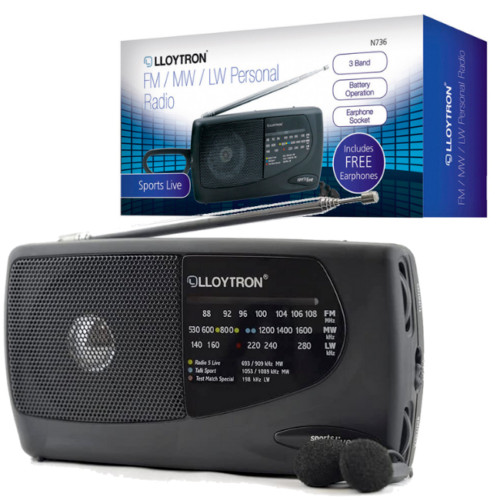 Lloytron sports portable radio - lloytron,