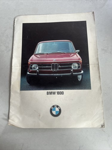 Bmw 1800 saloon sales brochure - bmw,