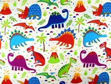 Childrens Dinosaur fabric