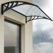 Curved Shielded Awning Front