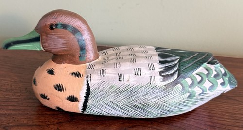 Vintage green wing teal - green, hand