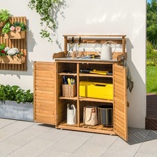 Outdoor Potting Bench Wooden