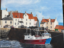 Original Unframed Fishing