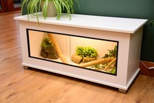 Modern White Reptile Vivarium