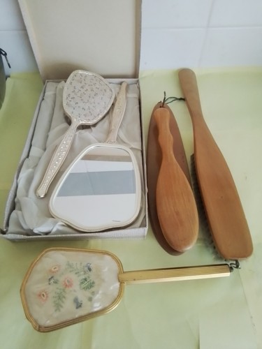 Vintage vanity set handheld - vanity, set:
