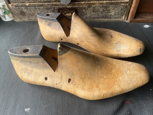 Pair wooden shoe - pair,