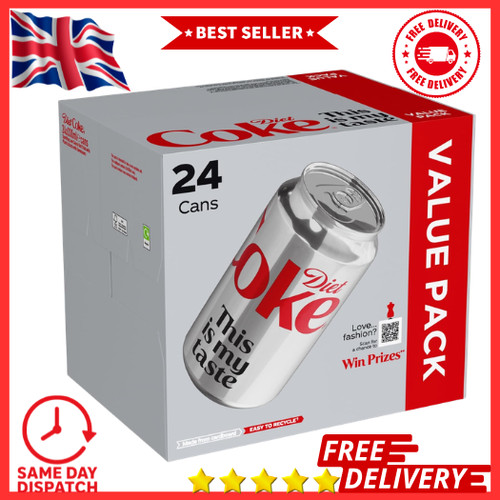 Diet coke soft drink cans - drink, x