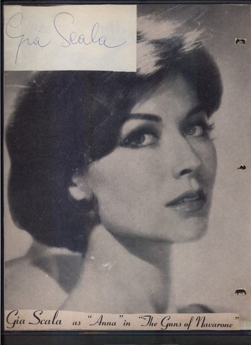 Gia scala signed autograph - -,