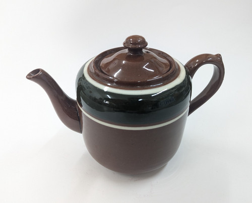 Vintage england teapot brown - england,