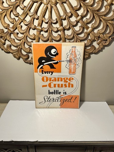 Rare orange crush soda crushy - orange,