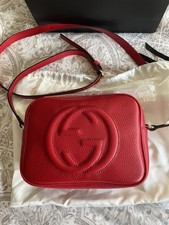 ❤️GUCCI Soho Disco Bag in Red. Authentic, New with cards & box. 