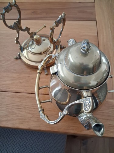 Antique teapot spirit kettle - antique, &