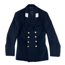 British Royal Navy Jacket No1B Dress Midshipmans Black Blazer Medium 100R