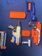 Nerf Guns Retaliator And Stryfe Custom Back And Handel Good Condition ???