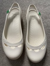 BNWT White Crocs Jayna