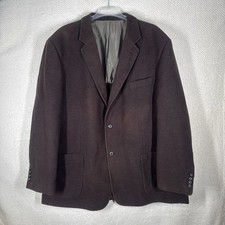 M&S Collezione Mens Suit Jacket Blazer UK M nova fides Brown Smart Casual Italy