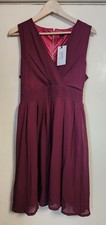 Tenki Size 18 Burgandy Party Dress