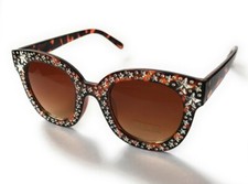New style Star Diamante Frame Designer Sunglasses