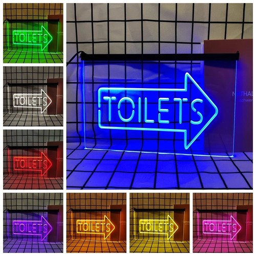 Rgb colours toilets arrow - colours,