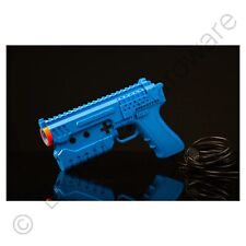 Sinden Blue Arcade Recoil Light Gun Line of Sight Aiming LCD TV PC RetroPie Pi