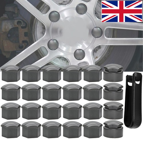 24x grey wheel nut bolt - nut, studs