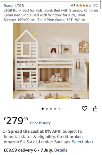 Ltgb children house bunk - children’s,