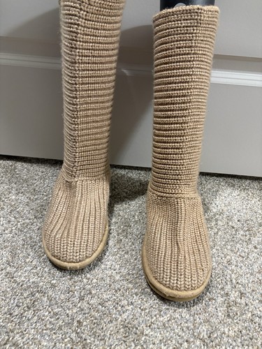 Uggs beige sweater boots - uggs,