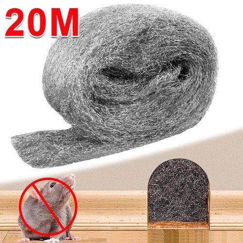 20m stainless steel wool mice - 20m,