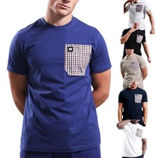 Weekend Offender Mens T Shirts Ravena Summer Short Sleeve Crew Neck Cotton Top