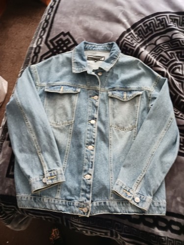 Kangol denim oversized jacket - denim,