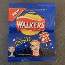 Walkers Cheese & Owen Empty Crisp Bag. 1999 Ploddy & Big Ears Series No 2 of 5.