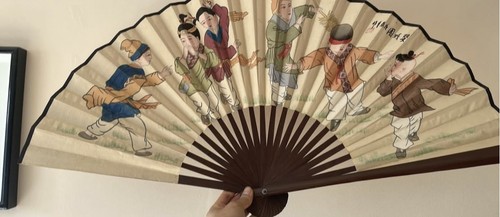 Large chinese hand - large, painted