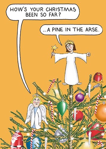 Funny christmas card rude - christmas,