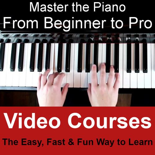110 piano lessons video - lessons, course