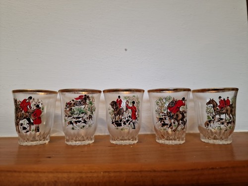 Vintage shot glasses hunting - shot,