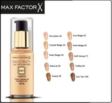 MAX FACTOR Facefinity 3in1 All Day Flawless Foundation 30ml SPF20 *NEW