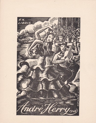 Libris andré herry by - ex,