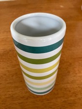 Striped toothbrush holder/tumbler – Ceramic
