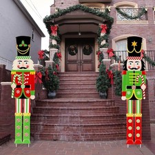 6Ft Metal Nutcracker Outdoor