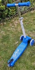 EVO Kids 3-Wheel Blue Scooter Adjustable Height | Toddler Balance Ride On Toy