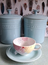 Portmerion Crazy Daisy Pattern Breakfast Cup And Saucer