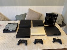 JOB LOT OF 4x PLAYSTATION 3 + 3x  PS4 ALL UNTESTED AS ACQUIRED SPARES REPAIR
