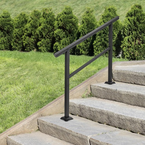Aluminum stair handrail - aluminum,