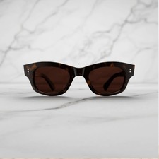 Curry & Paxton SEAN Connery Sunglasses Dark Tortoiseshell (Narrow) RRP £290 New