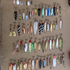 Antique Vintage Fishing Lures / Mepps Lot Including Abu